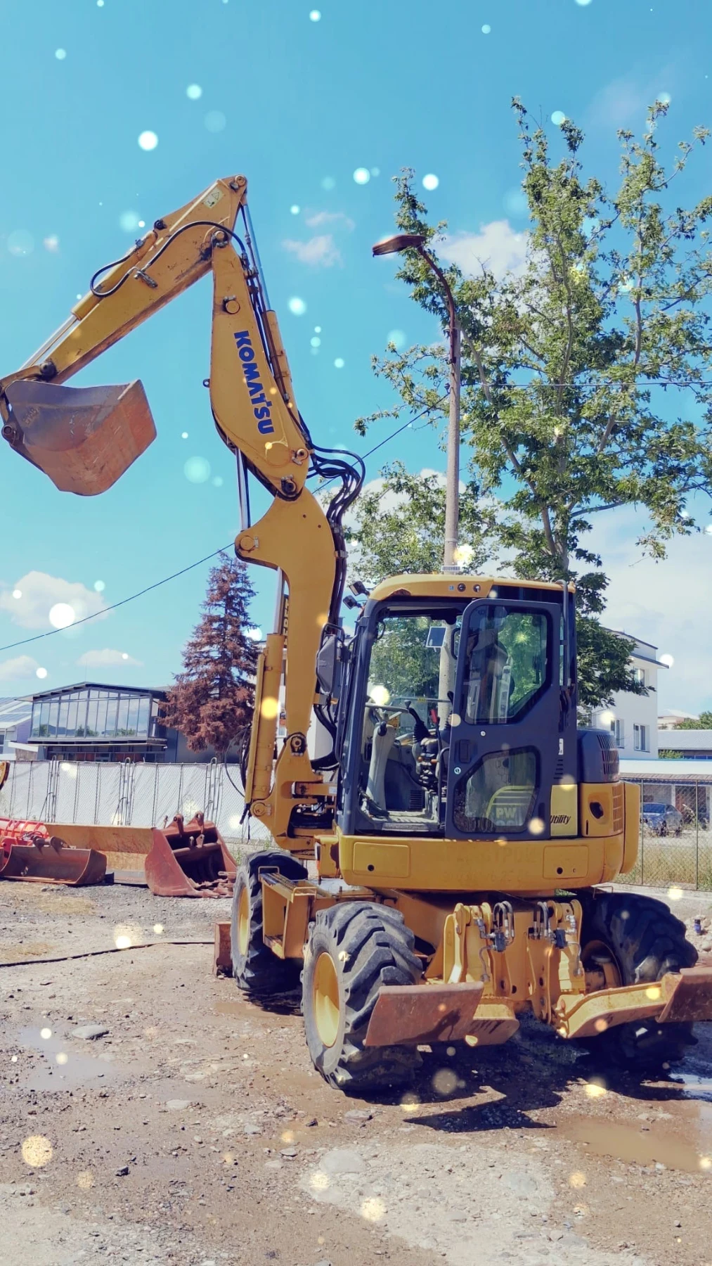 Багер Komatsu Pw98, снимка 6 - Индустриална техника - 54856506