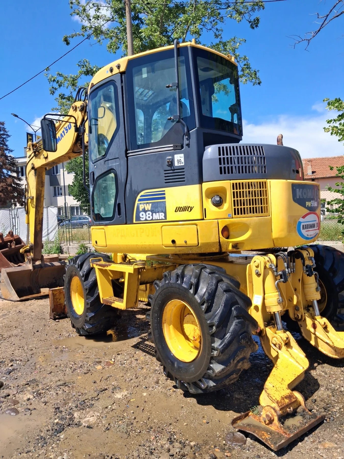 Багер Komatsu Pw98, снимка 2 - Индустриална техника - 54856506