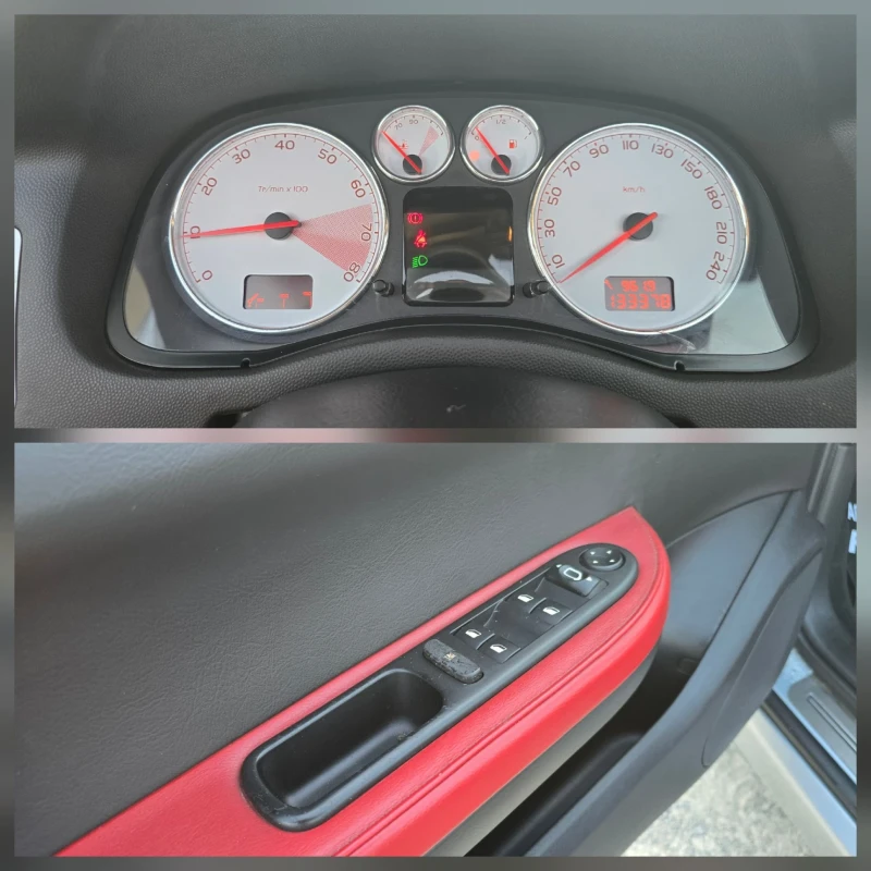 Peugeot 307 CC 1.6 i 109 К.С. КОЖА / КЛИМАТРОНИК , снимка 14 - Автомобили и джипове - 50569833