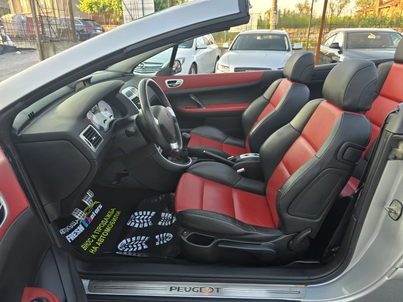 Peugeot 307 CC 1.6 i 109 К.С. КОЖА / КЛИМАТРОНИК , снимка 9 - Автомобили и джипове - 50569833