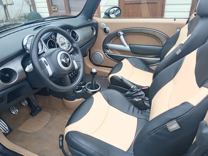 Mini Cooper s cabrio 1.6 kompressor 170hp, снимка 9 - Автомобили и джипове - 51204764