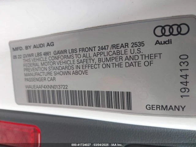 Audi A4 PREMIUM PLUS 45TFSI S LINE CARFAX АВТО КРЕДИТИРАНЕ, снимка 15 - Автомобили и джипове - 49448139