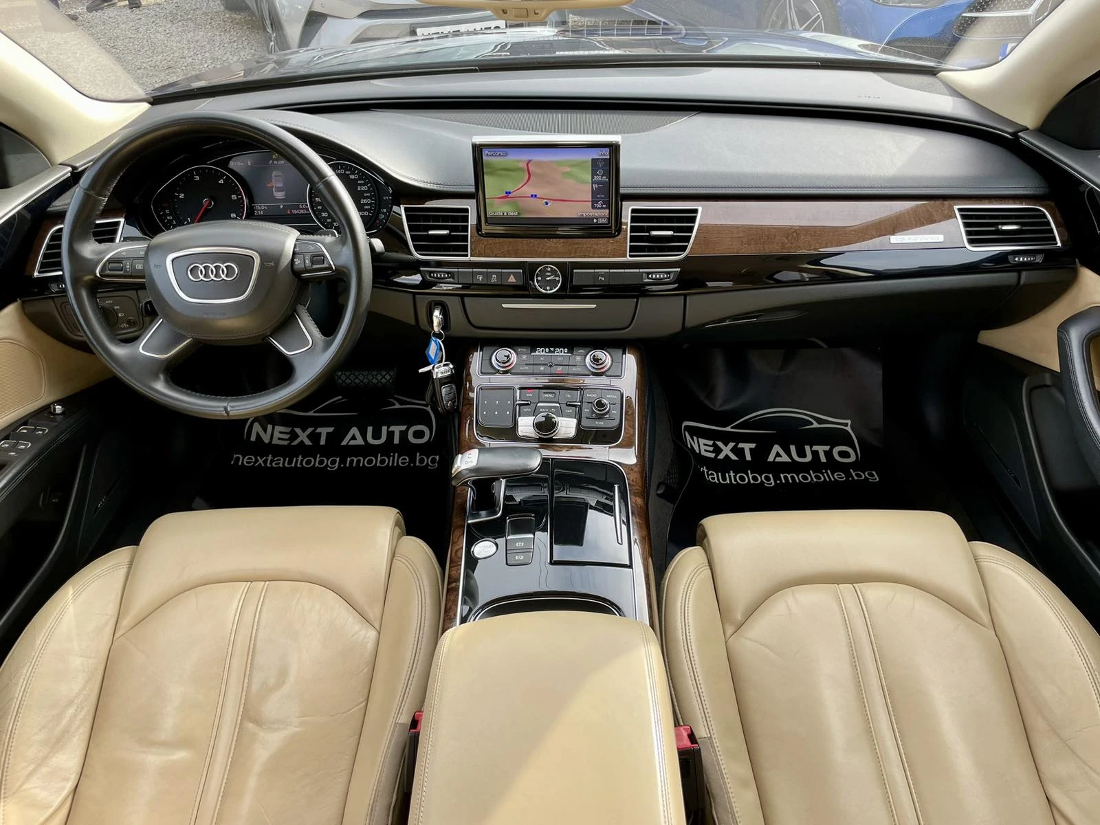 Audi A8 4.2TDI V8 351HP LANE ASSIST , снимка 9 - Автомобили и джипове - 54641483