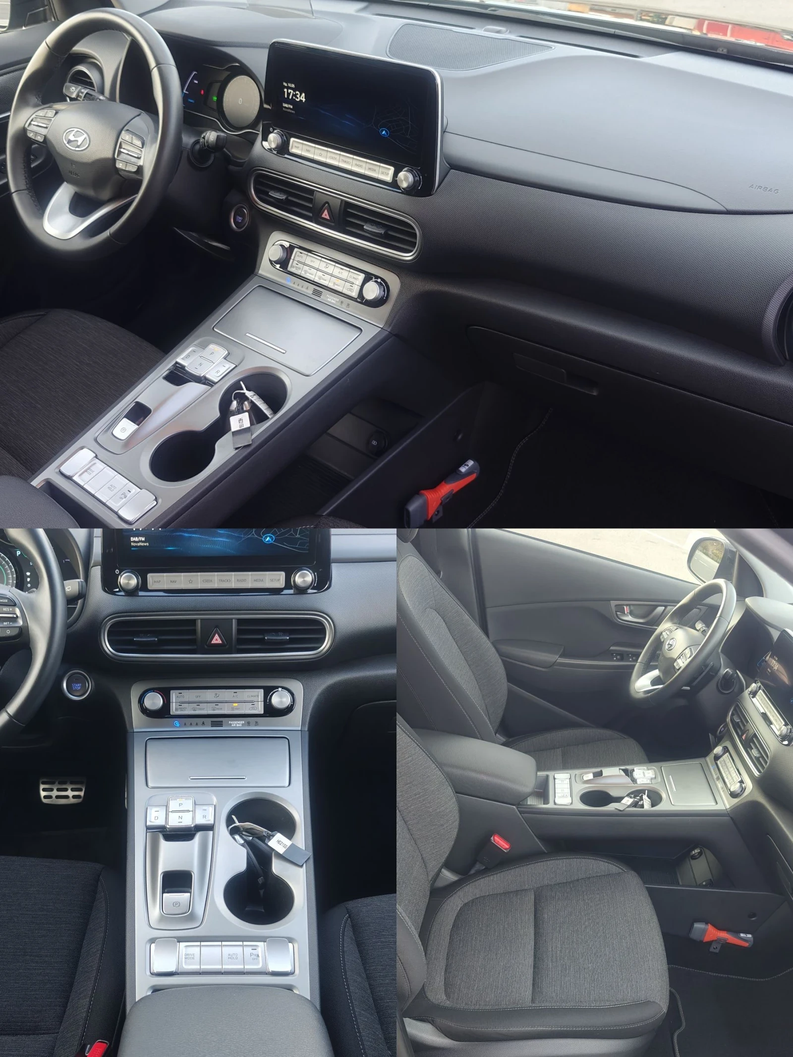 Hyundai Kona Fashion/64kwh/204hp/HUD/ACC/SOH100% | Mobile.bg � ����������� 11