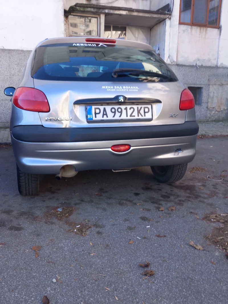 Peugeot 206 Пежо 206 1.4 бензин 2002г, снимка 5 - Автомобили и джипове - 48551144