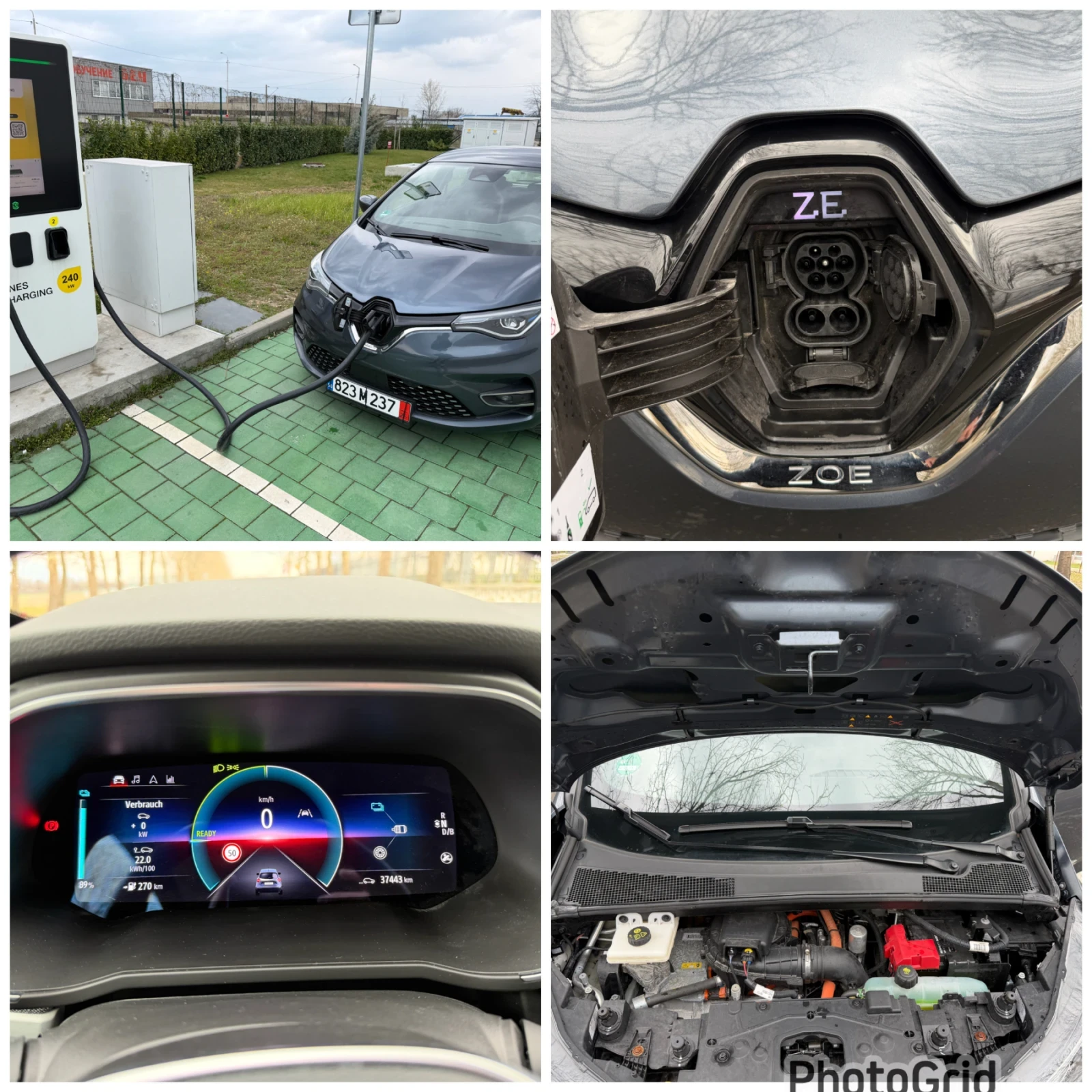 Renault Zoe 52kw* 37000км* Камера* Подгреви* Следене на ленти , снимка 12 - Автомобили и джипове - 53962129