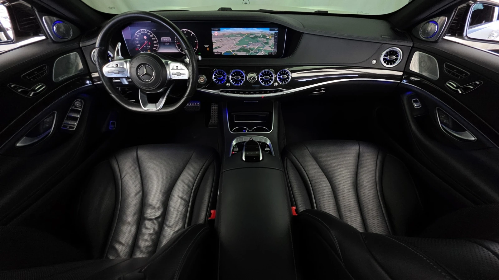 Mercedes-Benz S 350 AMG line/Head up/360 Cam/Подгрев/Обдух/ФИНАНСИРАНЕ, снимка 6 - Автомобили и джипове - 54661771