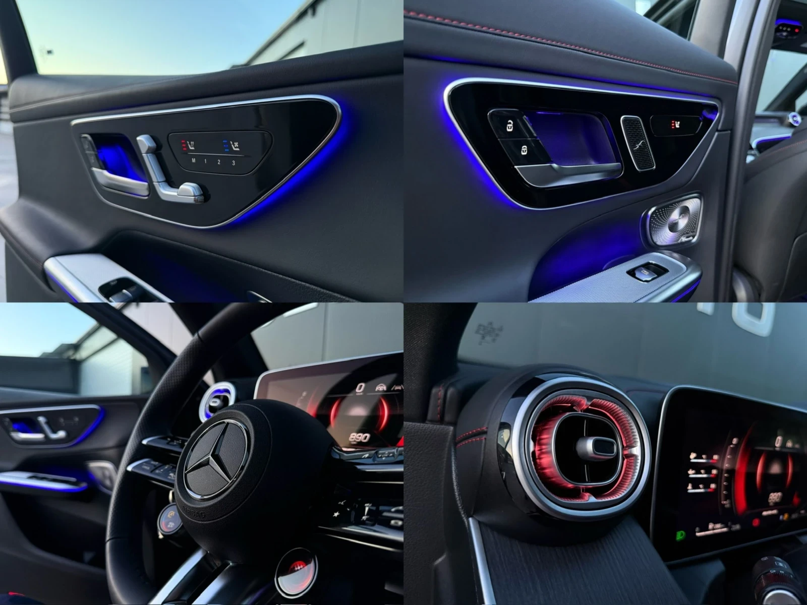 Mercedes-Benz GLC 43 AMG 4MATIC* COUPE* PPF* HEAD UP* 360* VENTILATED* PANO, снимка 11 - Автомобили и джипове - 53809448