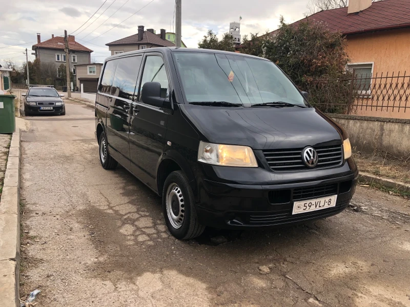 VW Transporter 1.9 TDI 86к.с. Климатик., снимка 3 - Бусове и автобуси - 53026051