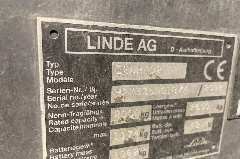 Електрокар Linde, снимка 5 - Индустриална техника - 45836674