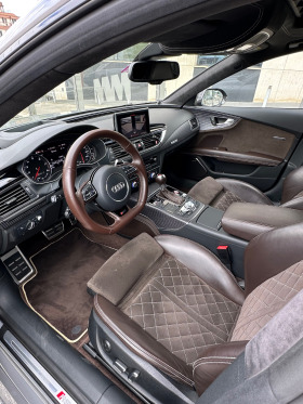 Audi Rs7 Performance EXCLUSIVE CARBON B&O TV CERAMIC Miltek, снимка 13 - Автомобили и джипове - 41785385