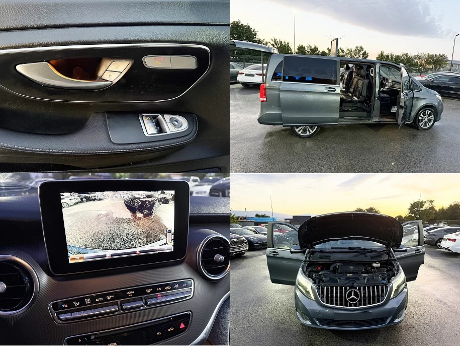 Mercedes-Benz V 220 AMG OPTIK-AVANTGARD-LED-BIXENON-KAMERA-PODGREV-FUL, снимка 17 - Бусове и автобуси - 54725271
