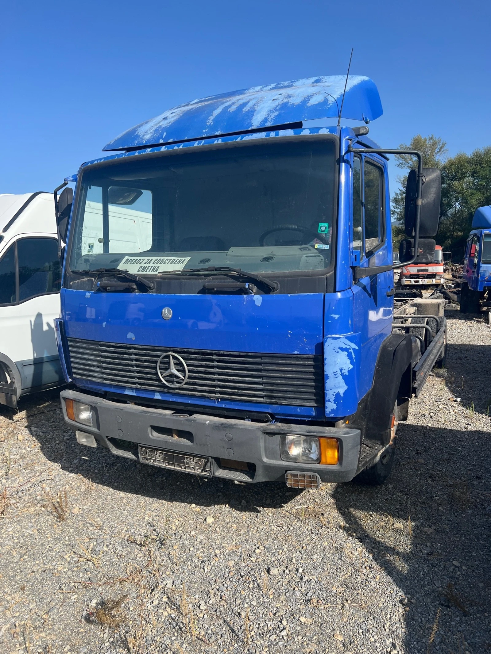 Mercedes-Benz 814 няма броня, снимка 1