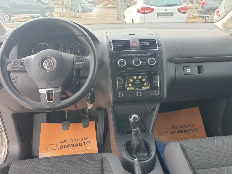 VW Touran 1.6TDi* 7 MECTA* EURO5B* NAVI* , снимка 8 - Автомобили и джипове - 48441173