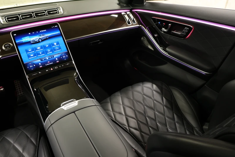 Mercedes-Benz S 580 Long AMG 3xTV Ексклузив Вентилация Масаж Панорамa, снимка 9 - Автомобили и джипове - 52528033