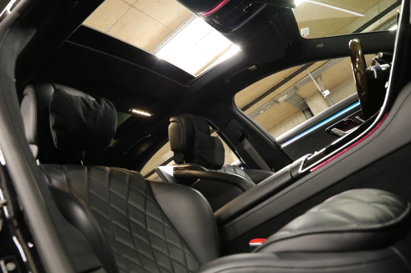 Mercedes-Benz S 580 Long AMG 3xTV Ексклузив Вентилация Масаж Панорамa, снимка 12 - Автомобили и джипове - 52528033