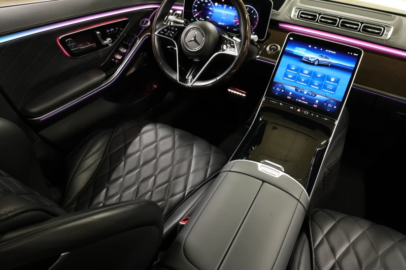 Mercedes-Benz S 580 Long AMG 3xTV Ексклузив Вентилация Масаж Панорамa, снимка 7 - Автомобили и джипове - 52528033