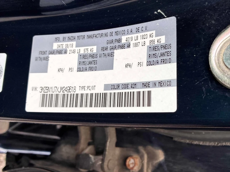 Mazda 3 * GX * CARFAX * БЕЗ ПЪРВОНАЧАЛНА ВНОСКА, снимка 10 - Автомобили и джипове - 52836546