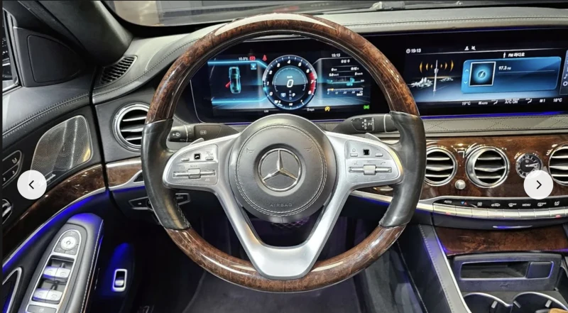 Mercedes-Benz S 560 L* 4MATIC* BURMESTER* ДИГИТАЛНО* ТАБЛО* ОБДУХВАНЕ*, снимка 7 - Автомобили и джипове - 53483642