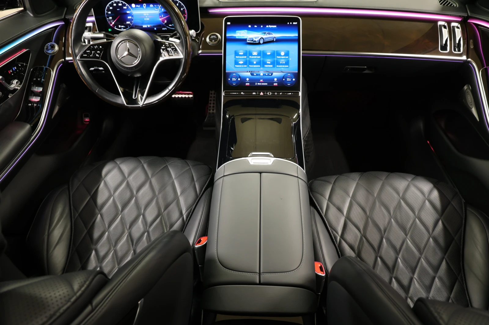 Mercedes-Benz S 580 Long AMG 3xTV Ексклузив Вентилация Масаж Панорамa - изображение 8