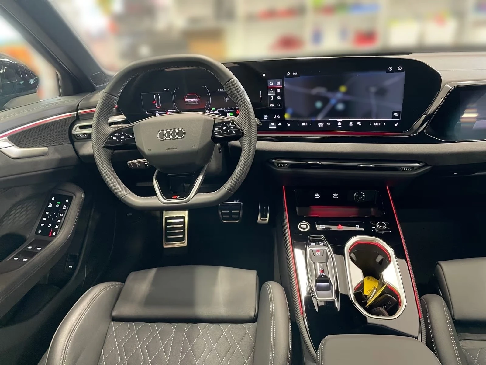 Audi A6 40 TDI/ S-LINE/ MATRIX/ 360/ MMI DISPLAY/ QUATTRO, снимка 9 - Автомобили и джипове - 55266404