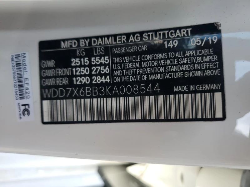 Mercedes-Benz GT AMG 53, снимка 12 - Автомобили и джипове - 53531329