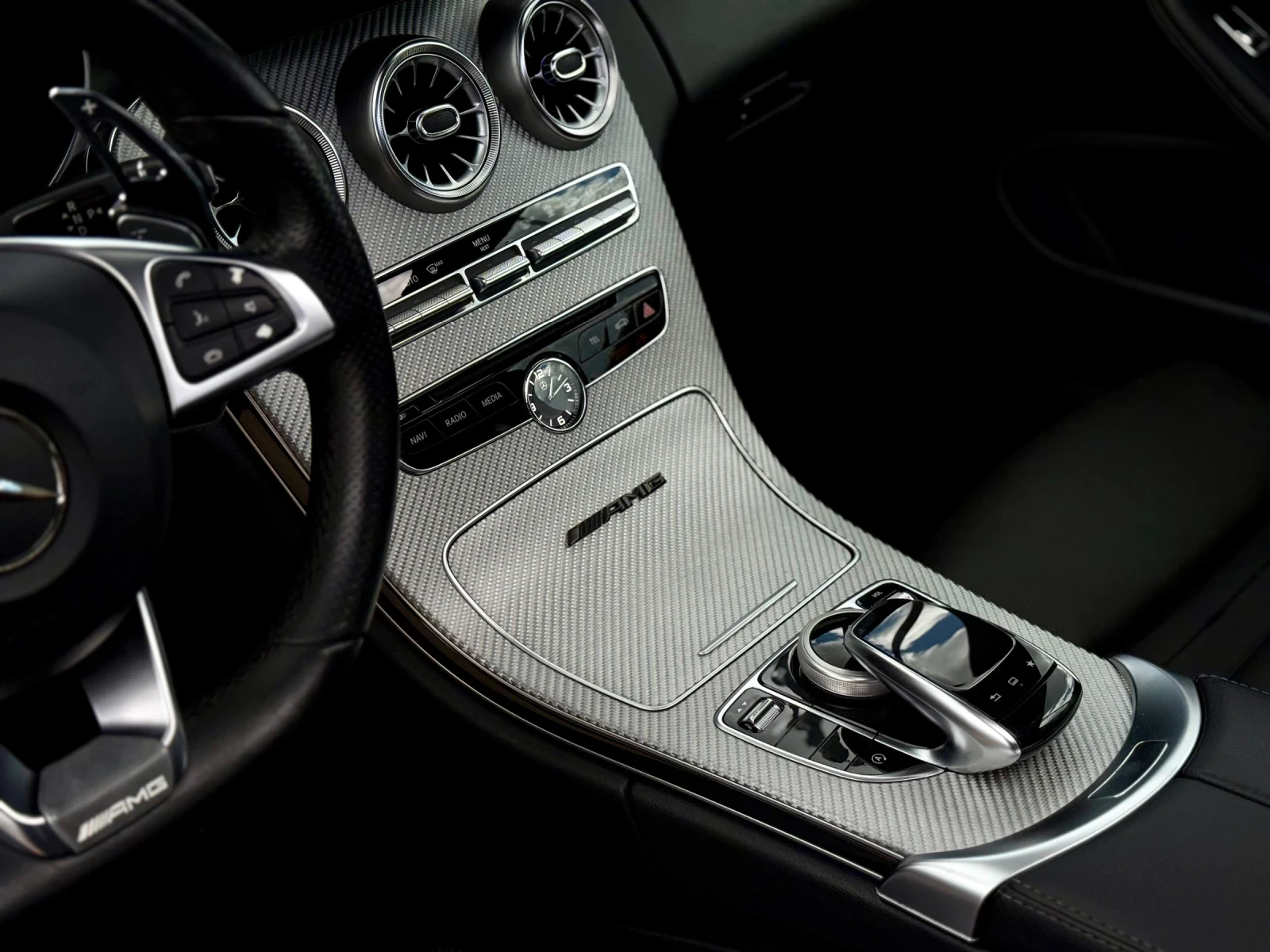 Mercedes-Benz C 250 6.3 AMG / �������� / DISTRONIC + / ������� / FULL | Mobile.bg � ����������� 9