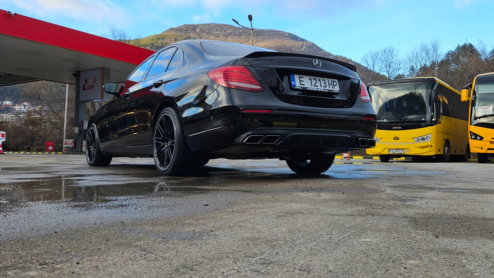 Mercedes-Benz E 350 AMG OPTIC/BURMASTER/9G/FULL LED, снимка 5 - Автомобили и джипове - 54441953