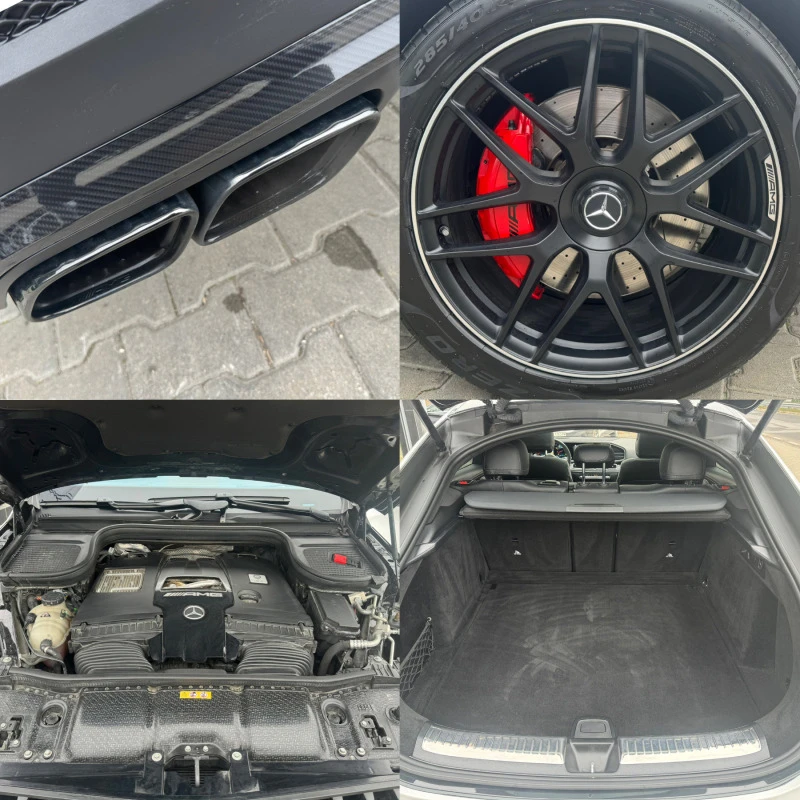 Mercedes-Benz GLE 63 S AMG COUPE#DESIGNO#SOFTCL#DISR#OБДУХ#PANO#BURM, снимка 12 - Автомобили и джипове - 44573106