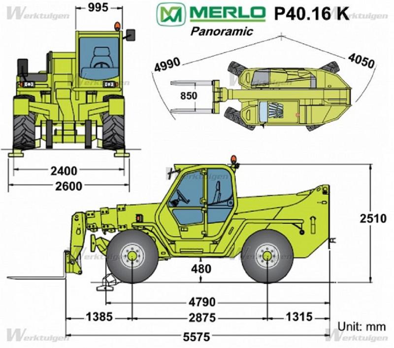 Телескопичен товарач Merlo P40.16K 4x4x4, снимка 14 - Селскостопанска техника - 21869720