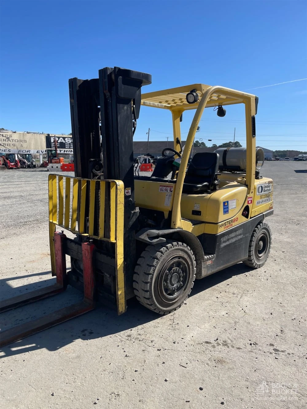 Мотокар Hyster H80FT, снимка 6 - Индустриална техника - 54643071
