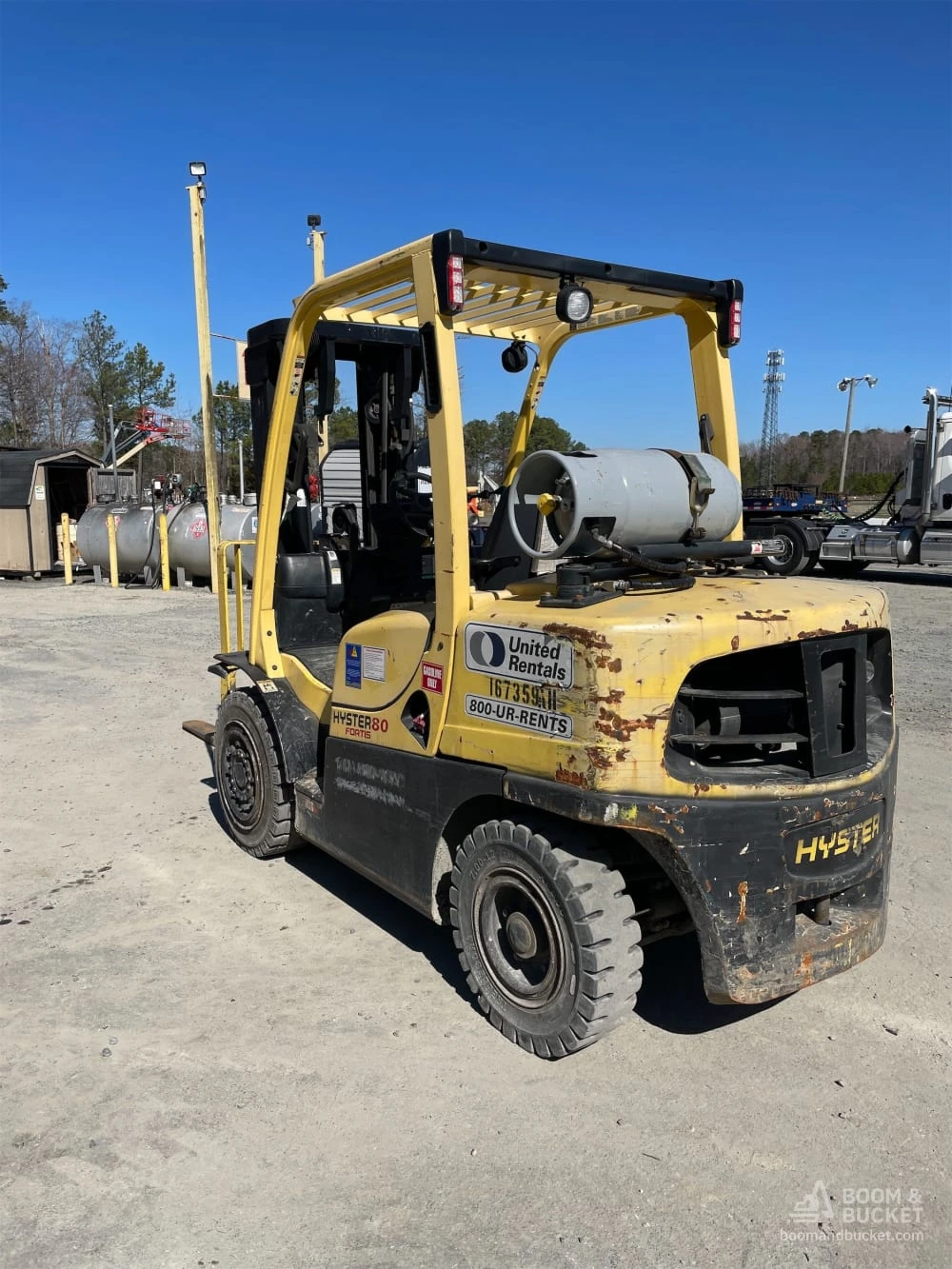 Мотокар Hyster H80FT, снимка 5 - Индустриална техника - 54643071