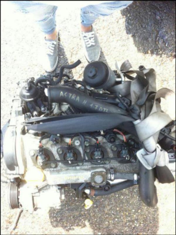 Двигател за Opel Astra, снимка 1 - Части - 14923142