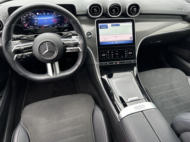 Mercedes-Benz C 220 AMG/200HP/NIGHT/LED/CAM/KLESS/NAVI/425v, снимка 6 - Автомобили и джипове - 50289356