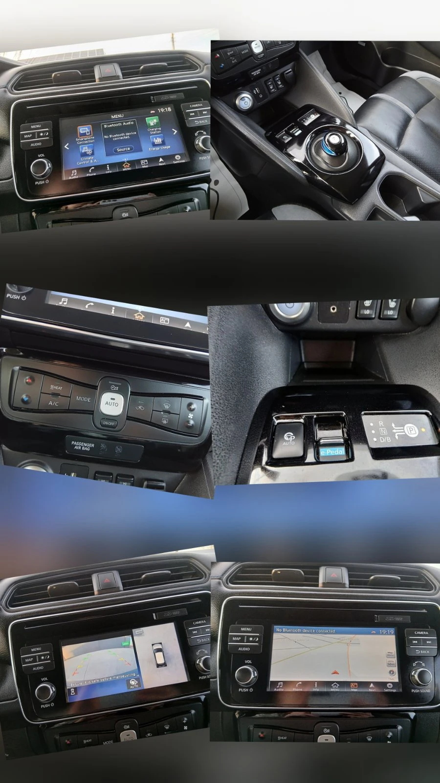 Nissan Leaf  TEKNA* * * ЛУКС* * * 150 PS, снимка 11 - Автомобили и джипове - 54116636