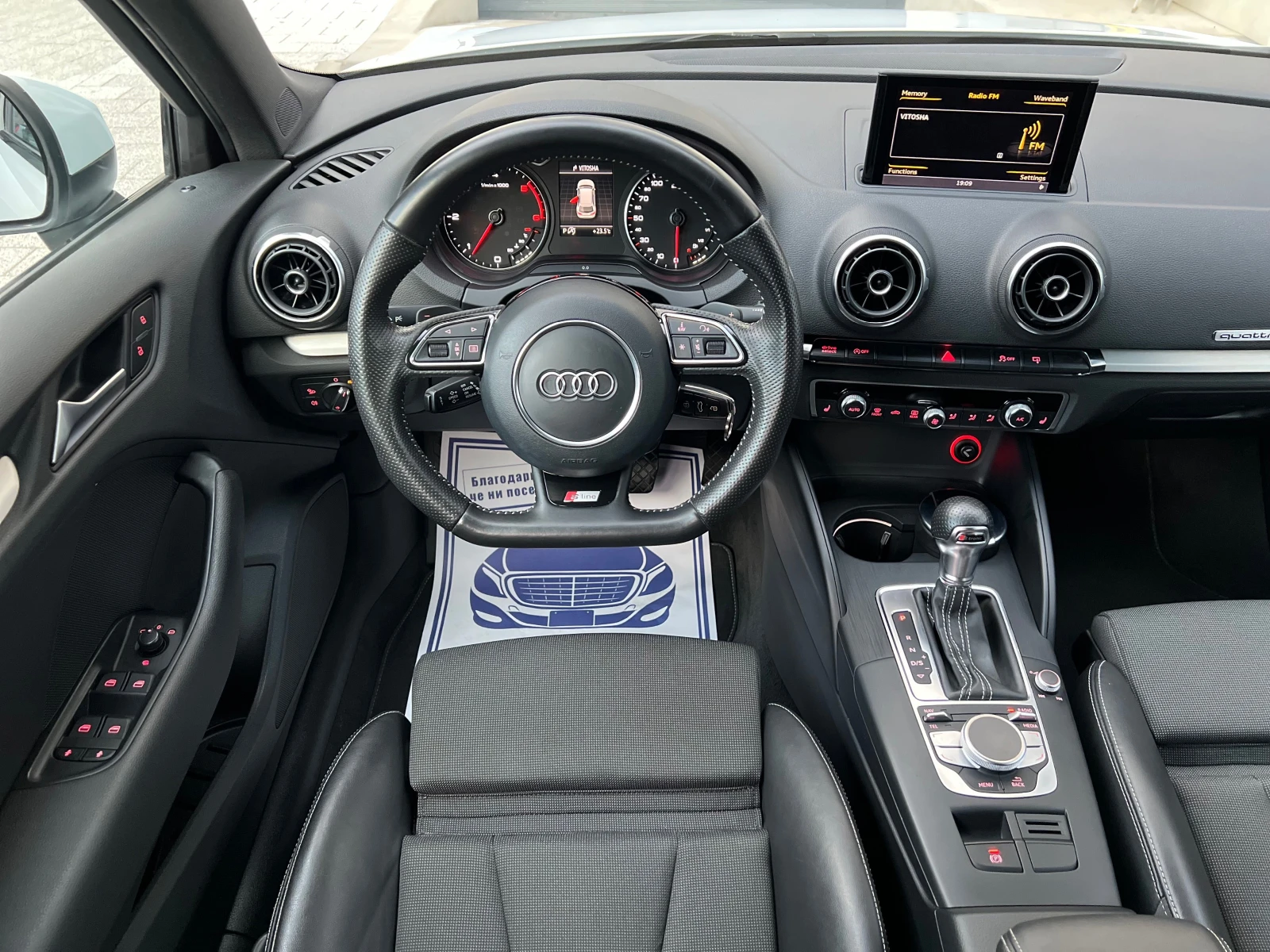 Audi A3 2.0 TDI 185к.с. S-LINE SHADOW QUATTRO MATRIX, снимка 10 - Автомобили и джипове - 56092492