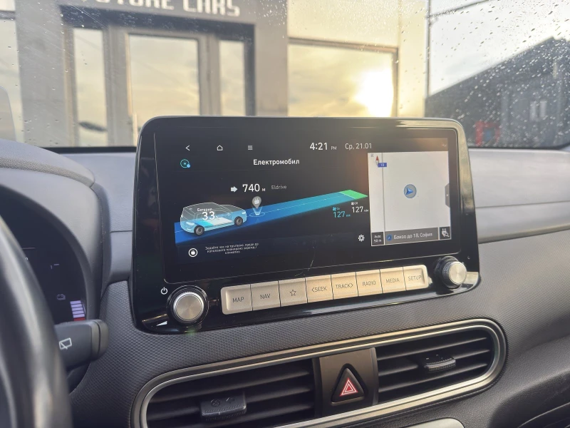 Hyundai Kona 64KWh/BLUELINK/SOH100%/HEADUP/KRELL, снимка 11 - Автомобили и джипове - 53180994