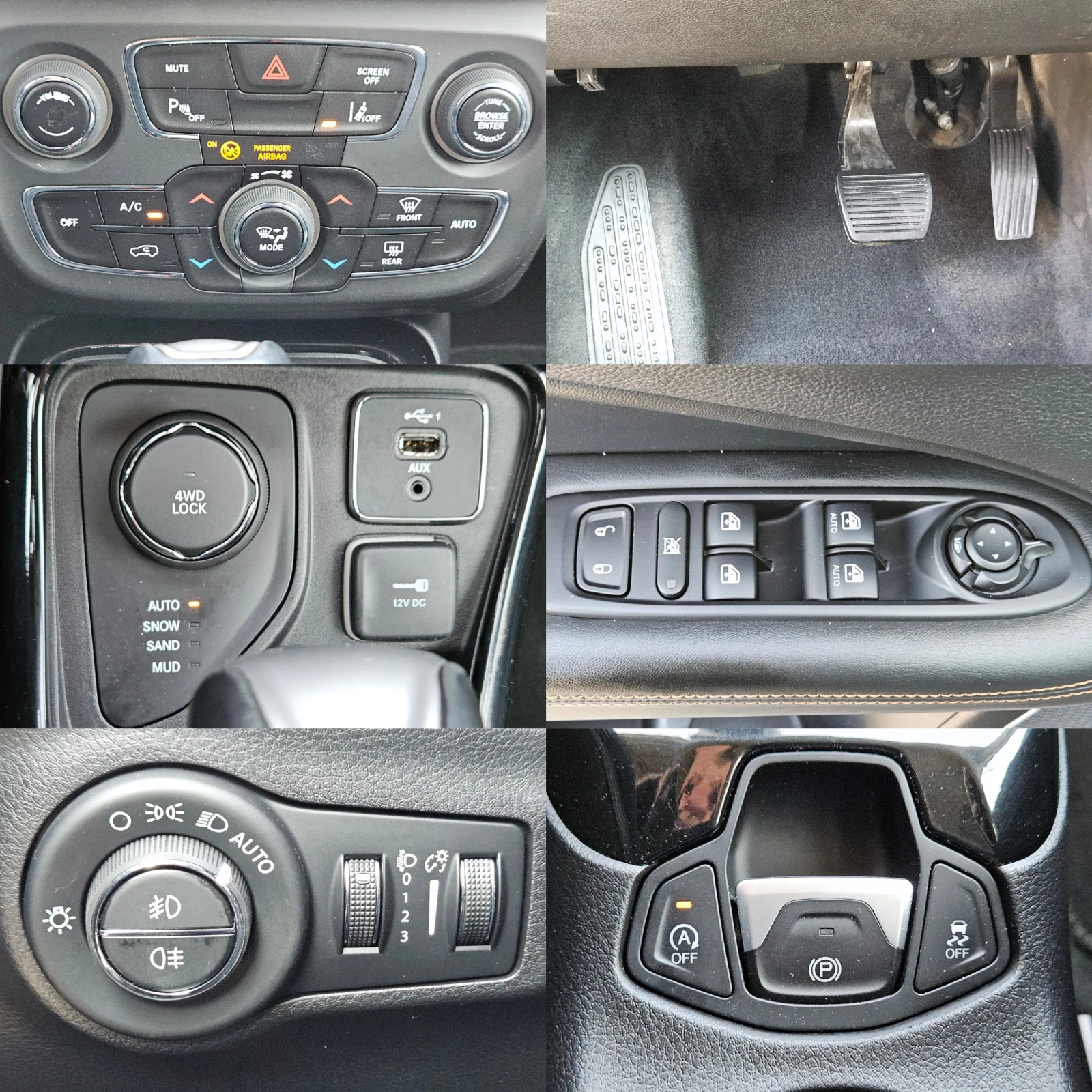 Jeep Compass 2.0D/Limited/4X4/СЕРВИЗНА КНИЖКА/LED/NAVI/БЛУТУТ, снимка 14 - Автомобили и джипове - 53746412