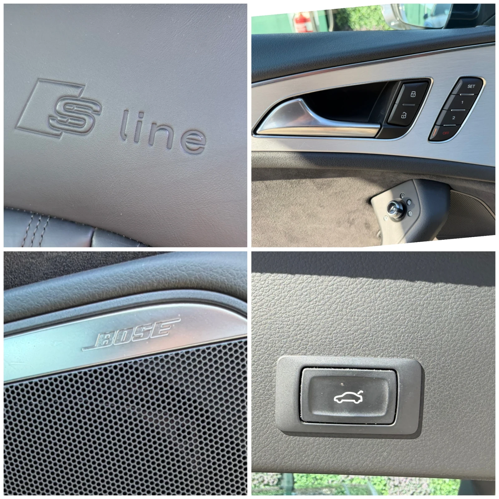 Audi A6 S-LINE/BOSE/KEYLESS/PANO/СОБСТВЕН ЛИЗИНГ, снимка 15 - Автомобили и джипове - 56118001