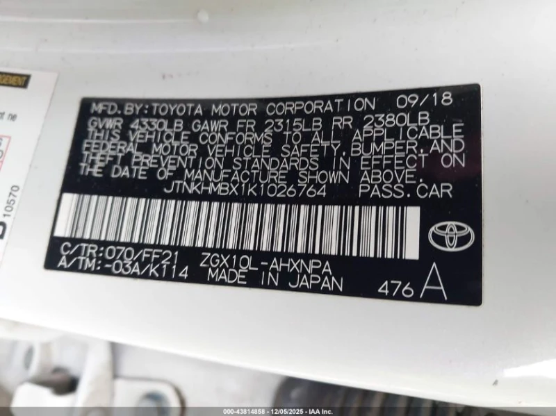 Toyota C-HR XLE, снимка 9 - Автомобили и джипове - 53183230