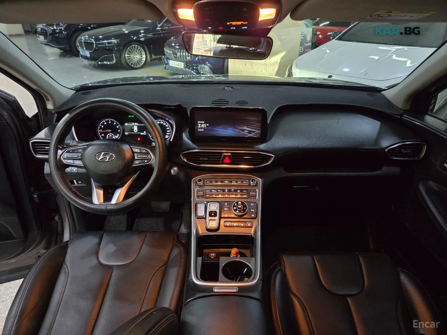 Hyundai Santa fe 2.5T Premium 4x4* DISTRONIC* ПОДГРЕВ* ОБДУХВАНЕ* , снимка 8 - Автомобили и джипове - 55900173