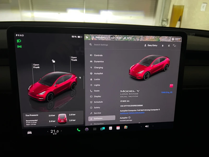 Tesla Model Y Long Range All-Wheel Drive, снимка 3 - Автомобили и джипове - 49274572