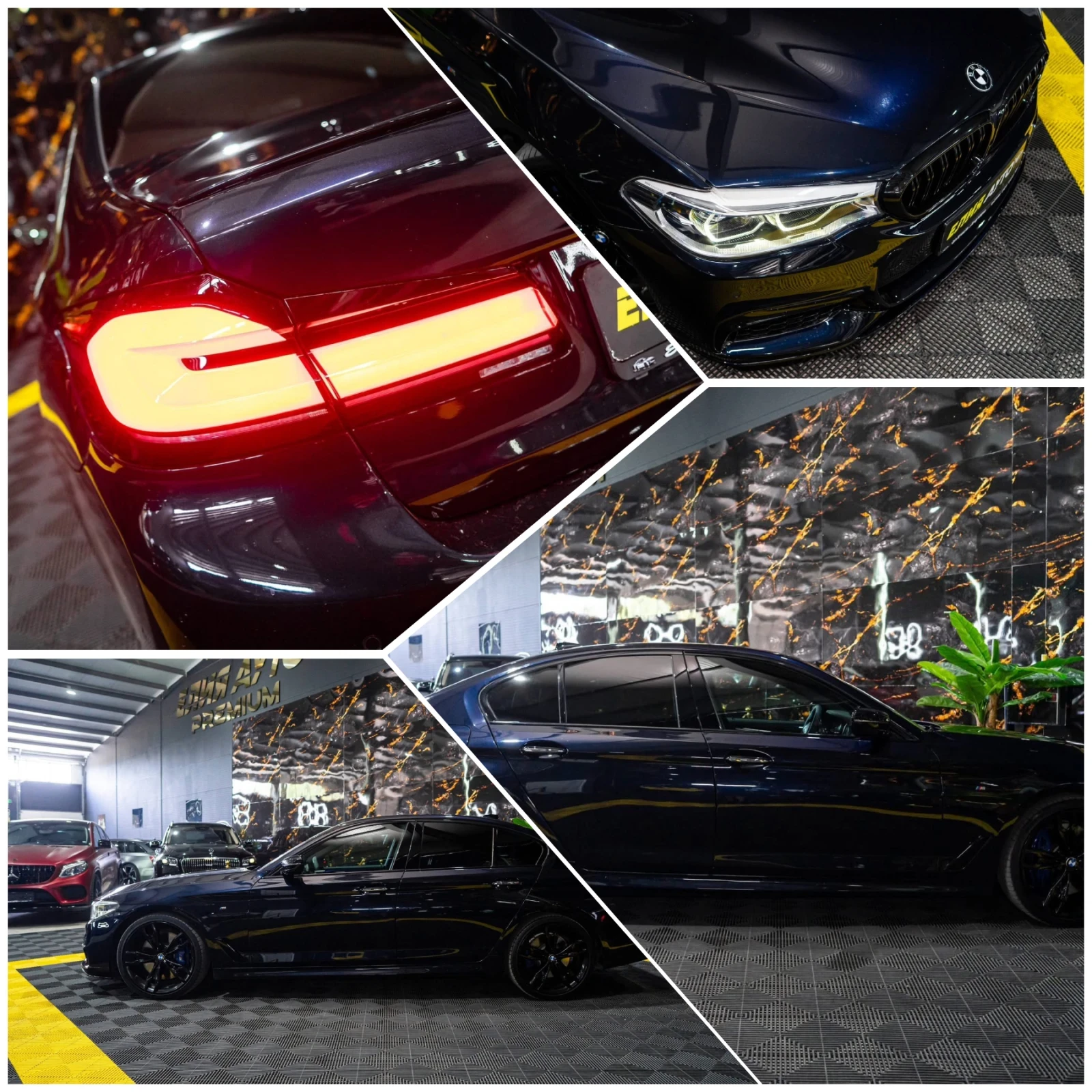 BMW 550 D XDRIVE FULL M PACK LED NAVI ЛИЗИНГ 100%, снимка 17 - Автомобили и джипове - 55056347