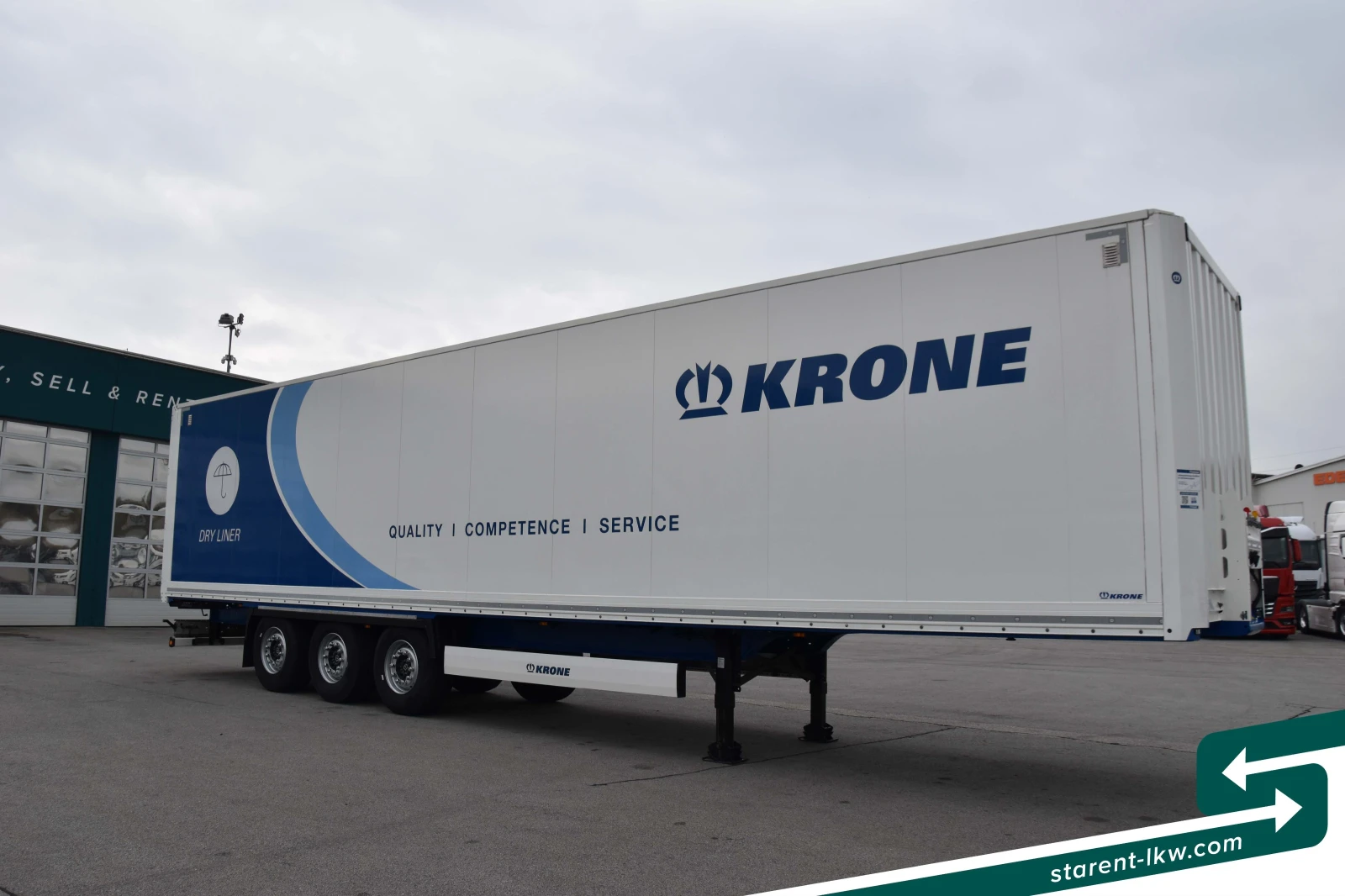 Полуремарке Krone TR26308, снимка 2 - Ремаркета - 56723982