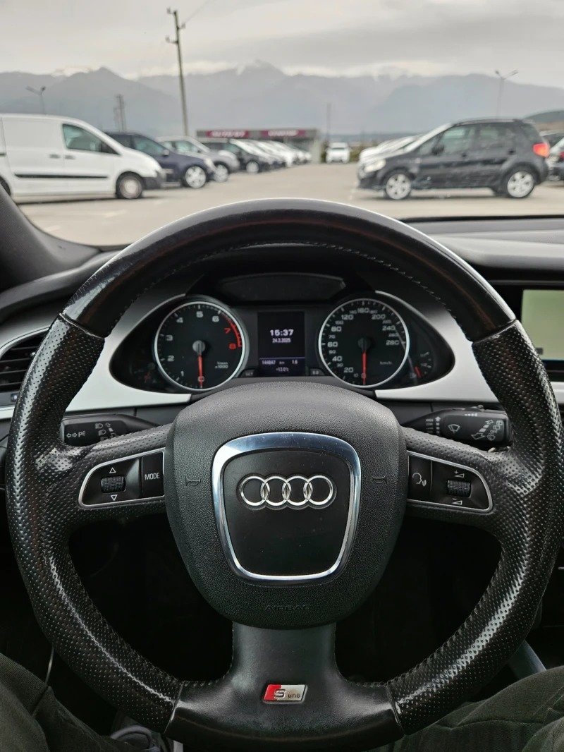 Audi A4 2.0 бензин, S-line, Quattro, 144хил.км, снимка 8 - Автомобили и джипове - 53199275