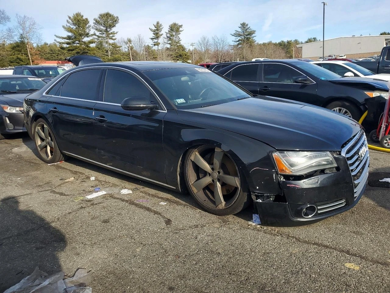 Audi A8 LONG| 4.0TFSI V8| ПОДГРЕВ| ОБДУХВАНЕ| ДИСТРОНИК| , снимка 5 - Автомобили и джипове - 53833968