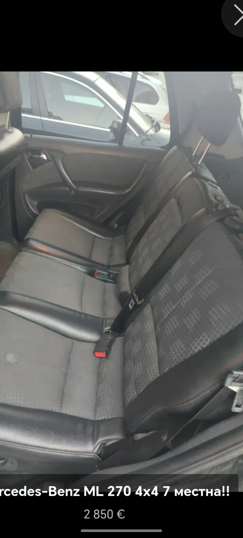Mercedes-Benz ML 270 7 местен, снимка 6 - Автомобили и джипове - 55682936