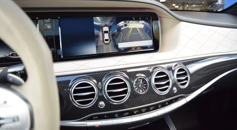 Mercedes-Benz S 63 AMG 4MATIC/577HP/NIGHT-V/BURM/360/ACC/HUD/820fpr, снимка 8 - Автомобили и джипове - 51881021