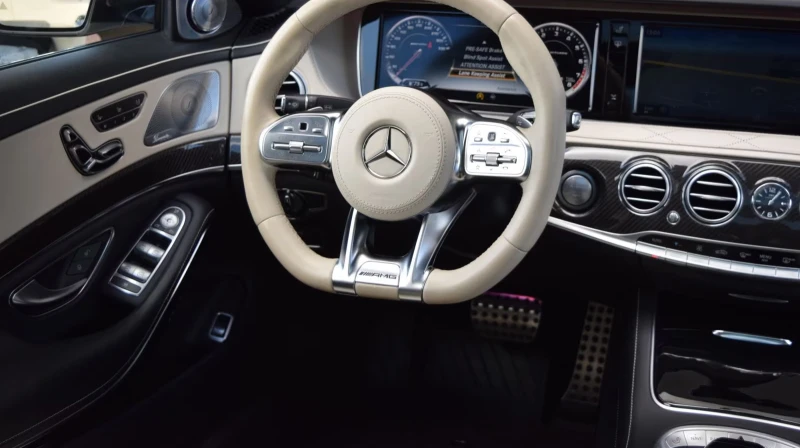 Mercedes-Benz S 63 AMG 4MATIC/577HP/NIGHT-V/BURM/360/ACC/HUD/820fpr, снимка 5 - Автомобили и джипове - 51881021