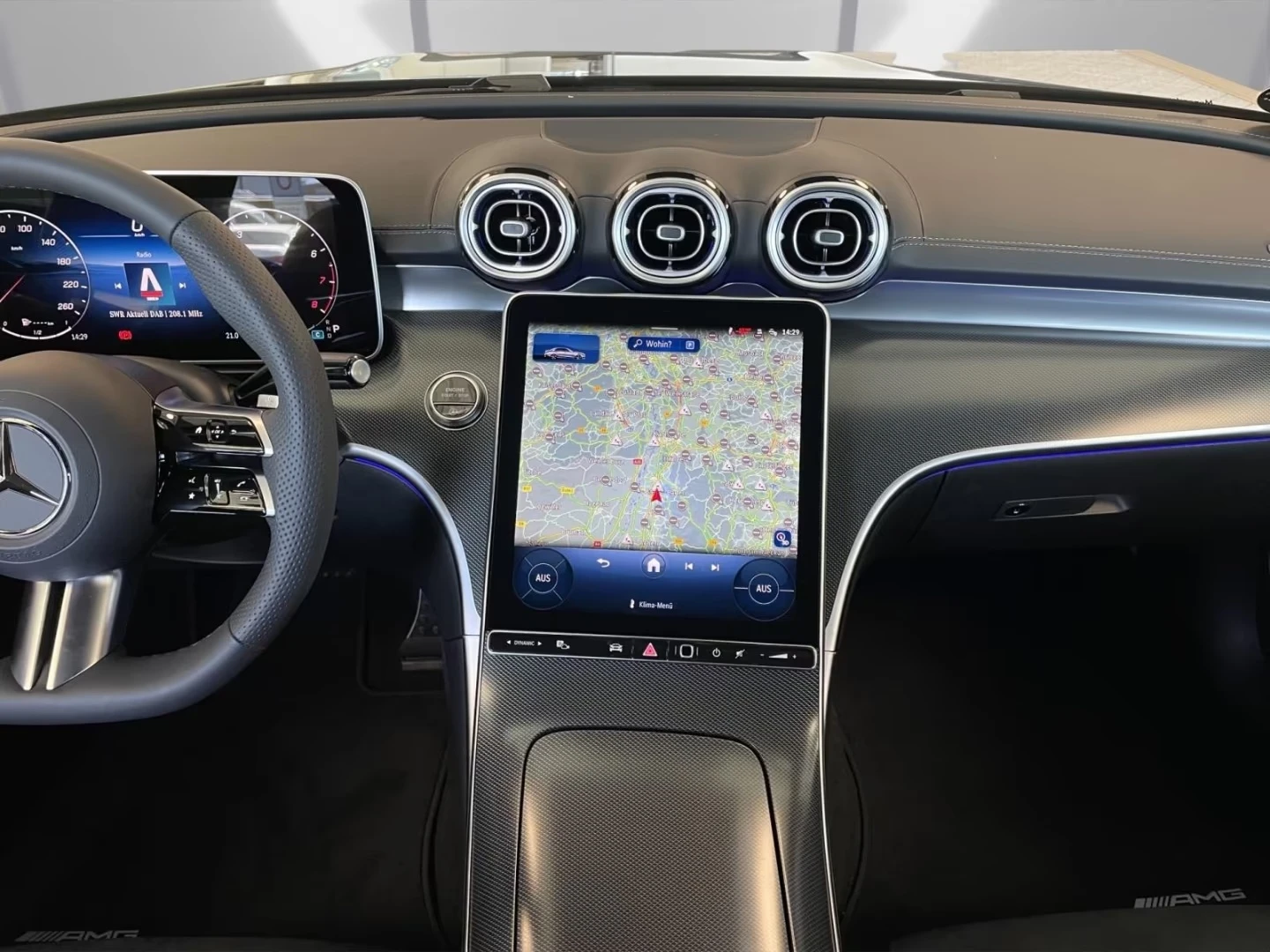 Mercedes-Benz C 300 AMG/ NIGHT/ 360 CAMERA/ LED/ DISTRONIC/ , снимка 7 - Автомобили и джипове - 53864953